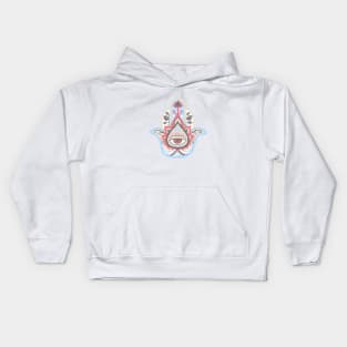 Hamsa Hand - Diamond(April) Kids Hoodie